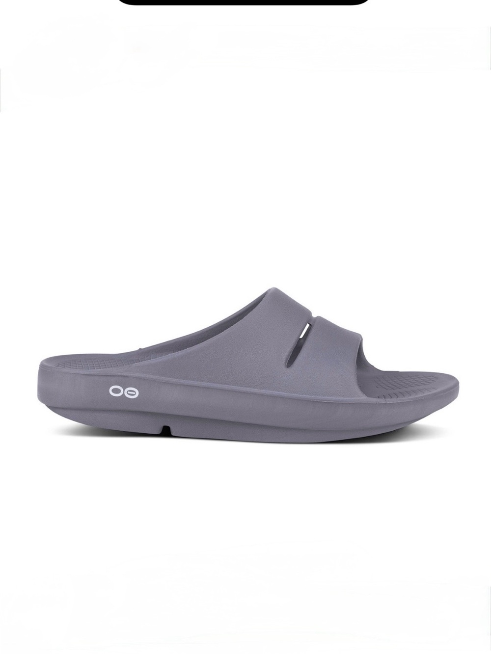 Oofos Ooahh Slides Grey Size 7
